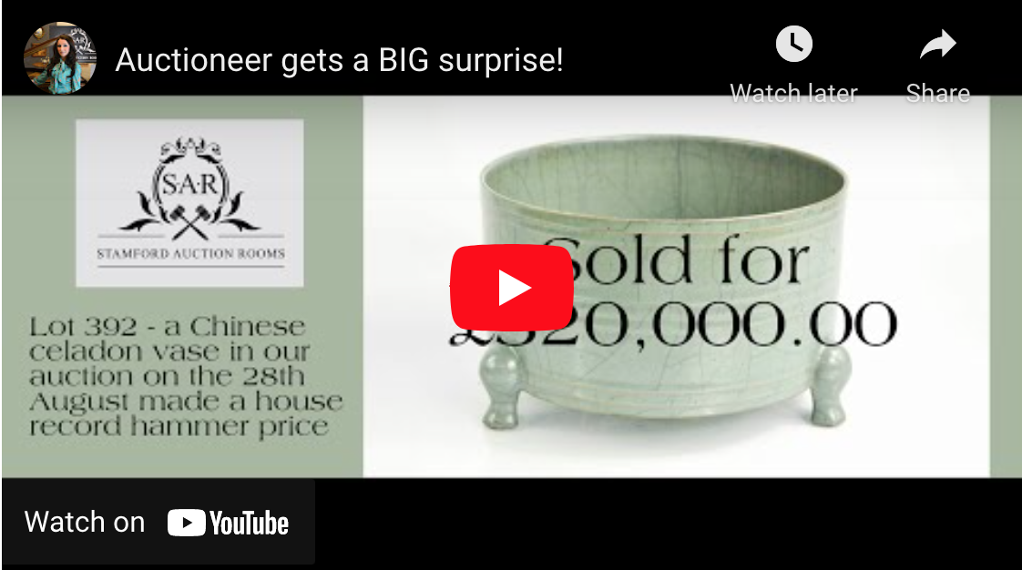 Auctioneer gets a BIG surprise!